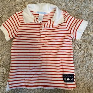 Janie and Jack boy’s striped polo shirt